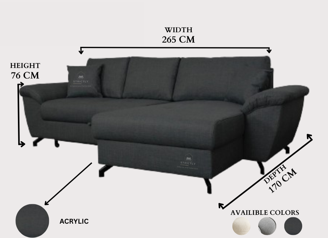 Ninawa corner Sofa bed Strictly Furniture